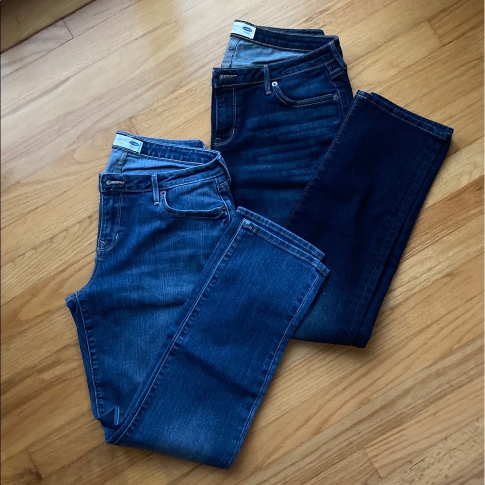 Bundle of 2 Old Navy Jeans, size 6, straight